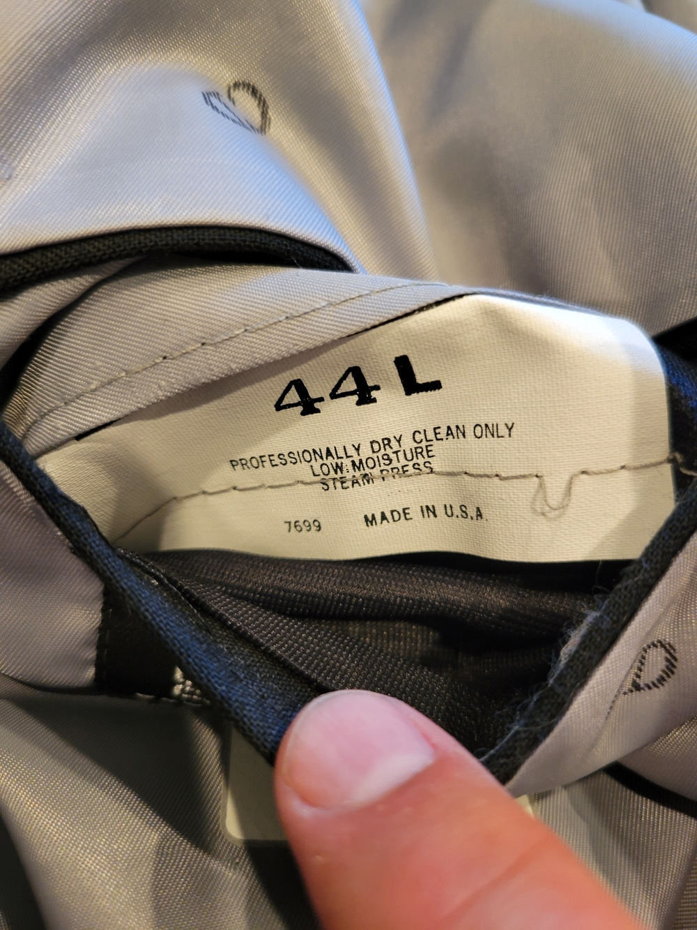 Christian Dior Men's Black Tuxedo Jacket Satin Lapel Made in USA Size 44L - Picture 4 of 11